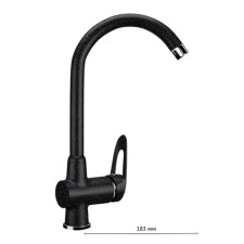 Kitchen mixer Ulgran U006-308, black color