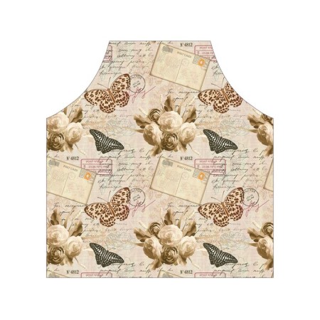 Apron kitchen with a photograph “Letter from the past”, adjustable, size OS-2