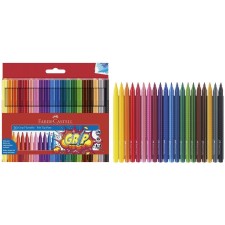 Fasters 20 Faber-Castell Grip 1553 FABER-Castellous Corps with massage checkers, shock-resistant tip
