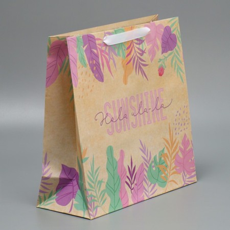 Square Gift Crafts, Packaging, Sunshine, 30 x 30 x 12 cm-1