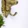 Decorative metal hooks "Golden Deer" 22.5x18.5x9.5 cm