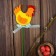 Souvenir on a stick, decor "Kurochka"
