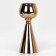 Summary metal per 1 candle "Hyacinth" Color Gold 8 x 8 x 21 cm
