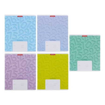 Notebook 18 sheets cell "Typographic. Figures", cardboard cover, mix