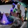 LED figure "Square with a fountain" 23 × 19 × 16 cm, polystone, batteries AAAX2 (not in the kit), glow of multi