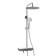 The shower system wasserkraft a113.116.127.ch thermo, tropical shower, thermostat, chrome