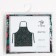 Apron "Ethel" Berry 60x70cm, 100%HL, sarzha 190 g/m2