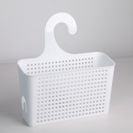 The storage basket suspended with the loop "loft", 24 × 9 × 26 cm, white color-1
