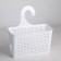 The storage basket suspended with the loop "loft", 24 × 9 × 26 cm, white color