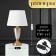 Traffic lamp with lampshade Risalux "Lori", E27, 40 W, Brass, 28 × 28 × 45.5 cm