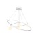 LED LED suspension with a change of lamp and with the control panel Ambrella Light, Linetech, FL66326, G9, 92 W, 6900LUM, 3000-6400K, white, white matte