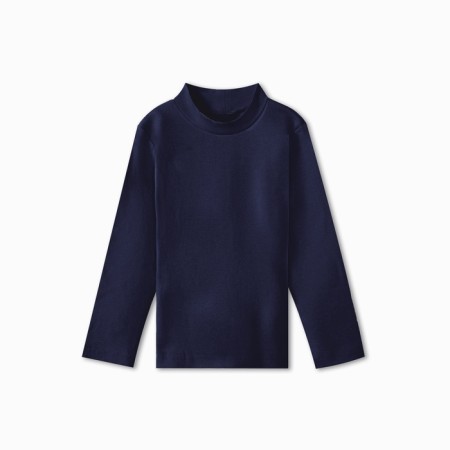 Turtleneck for a boy, dark blue color, height 98 cm
