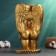 Vase "Angel" 26x16cm, gold