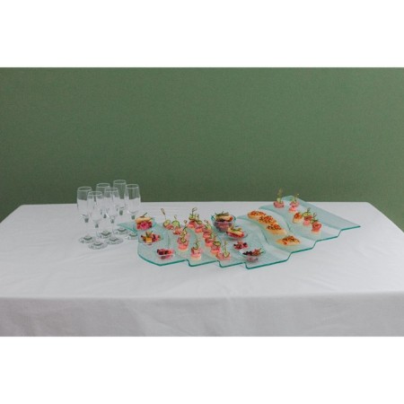Glass Serving Magistro "Avis", 7 steps, 40 × 76 × 8 cm-6