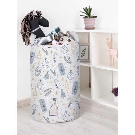 Basket for toys "Christmas set, size 40x60 cm