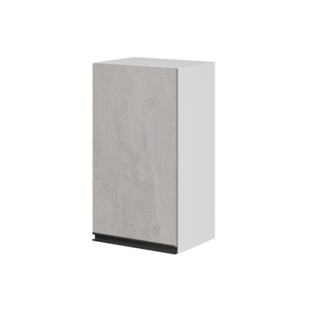 Cabinet hinged with 1 door suite 400x300x720 white/light concrete/anthracite
