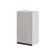 Cabinet hinged with 1 door suite 400x300x720 white/light concrete/anthracite