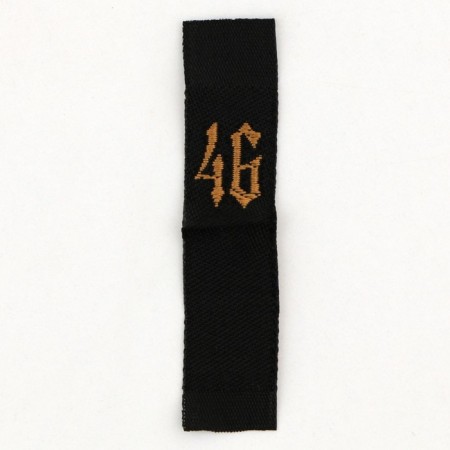 Textile strip "46", 4.6 x 1 cm-3