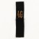 Textile strip "46", 4.6 x 1 cm