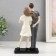 Polystone souvenir "Lovers - first date" 11,5x6x22 cm