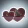 Bra "Hearts" LED 18W Pink 35x25x8cm