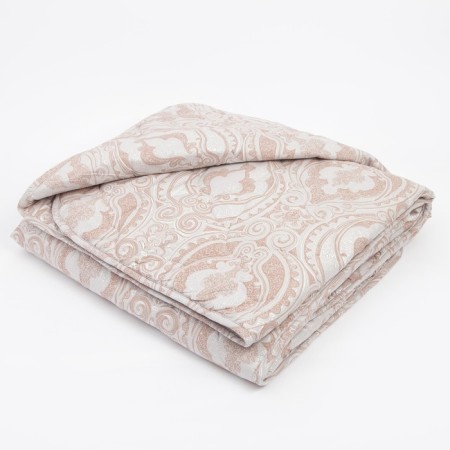 Lighting blanket 140x205 cm, camel wool, tick fabric, p/e 100%-1