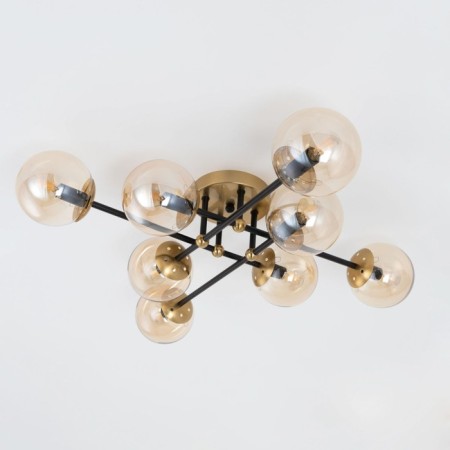 Ceiling chandelier Citilux "Pamela" CL144185, 8x40W, E14, colorful color-4