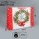 Laminated horizontal "New Year's Wreath", XXL 61 x 46 x 20 cm, New Year