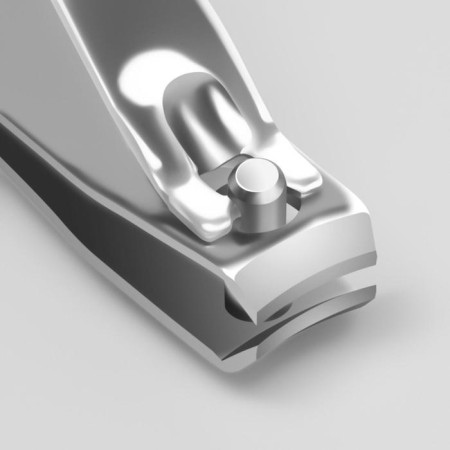 Kusachki - Pedicier, with a file, 7.6 cm, packing 12 pcs in a box, silver color-3