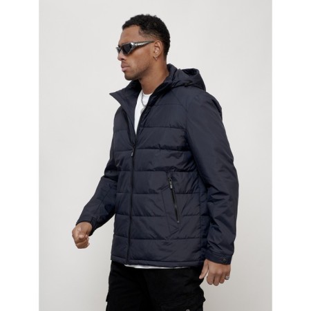 Male spring jacket, size 50, dark blue color-6