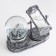 Sanding clock "London Wheel of Ferris", with backlight, 16 x 8 x 13.5 cm, 3 aaa