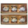 Carty clock is wall, series: kitchen, "coffee ceremony", 35 x 100 cm