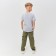Pants for the boy Minaku: Casual Collection Khaki color, height 146