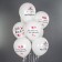 Shar Latex 12 “Oh, everything!”, White, pastel, set 25 pcs., Mix