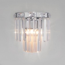 Wall lamp Eurosvet Elegante 10130/1, E14, 1x60W, 150x250x260 mm, chromium color