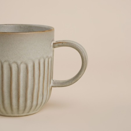 A set of mugs of ceramic SL Home "Monty", 400 ml, brown color-1