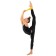 Ripper for rhythmic gymnastics weighted Grace Dance, 3 m, yellow color