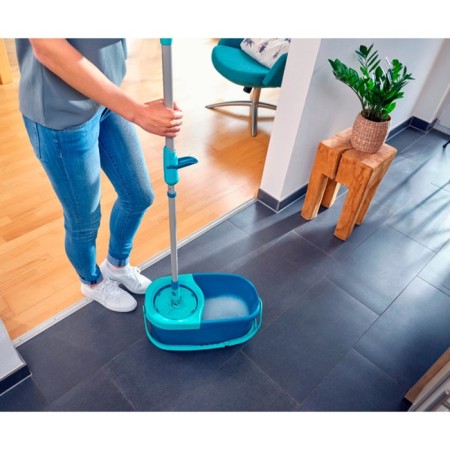 LEIFHEIT CLEAN TWIST Mop and Excellent Wagon Cleaning Set-1