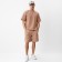 Men's T-shirt from organic cotton Minaku Regular Fit: beige color, rr 52