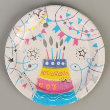 Paper plates, 6 pcs.
