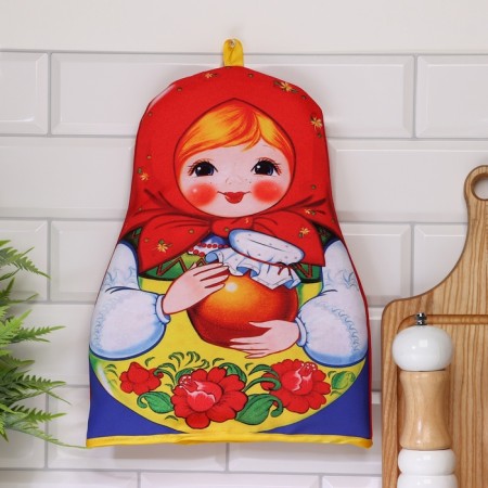 Hall on the kettle "Matryoshka", with a pot-1