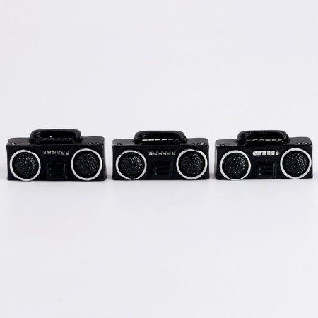 Miniature Puppet "Tape recorder", set of 3 pcs., Size 1 pc. - 3 × 1.2 × 0.7 cm-1