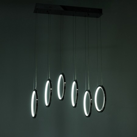 Lamp with DDD "Lorein" LED 60W 3000-6000K black chrome 55.5x25x25-125 cm-9