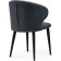 Chair on the metal frame Alsisar metal/velor, black/gray 52x58x81 cm