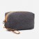Cosmetic bag with a zipper, with a lining, the color is gray