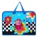 Folder with A4 handles, 340 x 245 x 35 mm, plastic, zipper around, Hatber "Smeshariki"