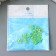 Decor for creativity Plastic "Green Flower" Purvalum 1.2x1.2 cm