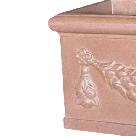 Kashpo for flowers "Roman" 60x27.5x27 cm, 30 l, color terracotta-1