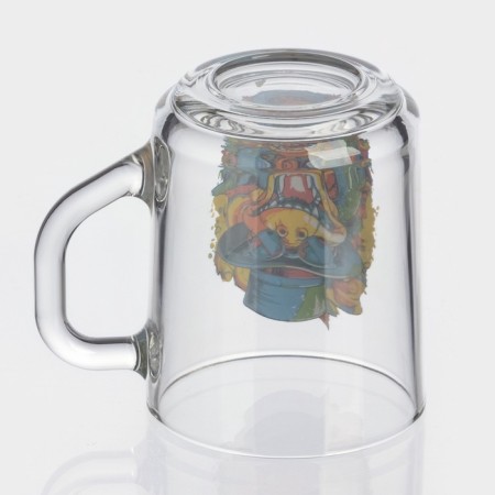 New Year's glass mug for tea "Symbol of the year 2025", 200 ml-4