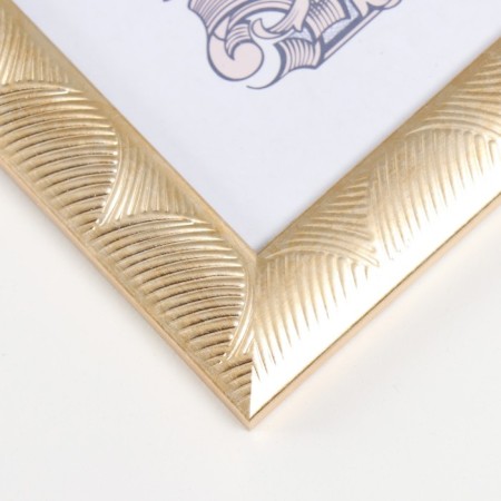 Photo frame Plastic format A4 "Waves" Gold 32.3x23.6x1 cm-2